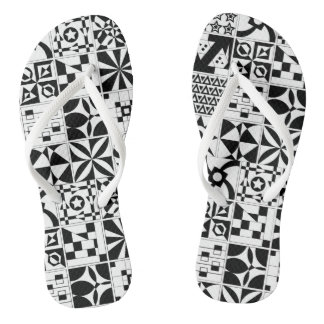 Flops à tongs pour adultes, Lanières minces noir i