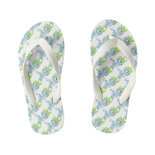 Flops kippen, Kinder/Niedliche Drachen Kinderbadesandalen (Fußbett)