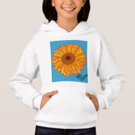 flor amarela hoodie