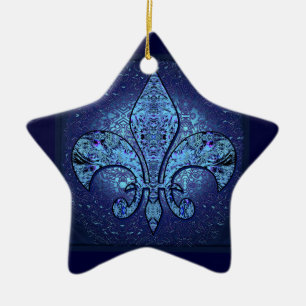 Flor-De-Lis, Wappen, Blume Keramik Ornament