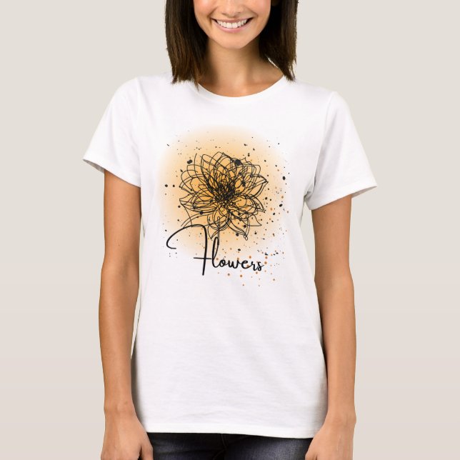 Flor do sol T-Shirt (Vorderseite)