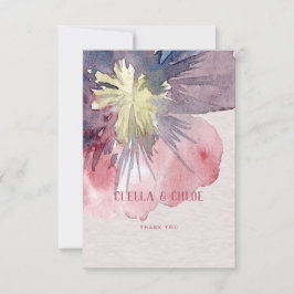 Flor Ever Wedding Dankeschön Card Dankeskarte