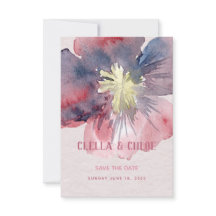 Flor jedes Hochzeitens speichert die Datumskarte