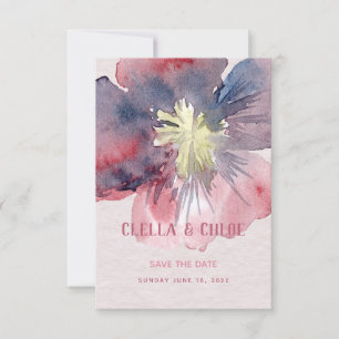 Flor jedes Hochzeitens speichert die Datumskarte Save The Date