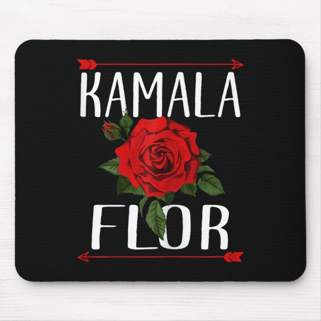 Flor Rose 2024 bin ich bei ihr Mousepad (Vorne)