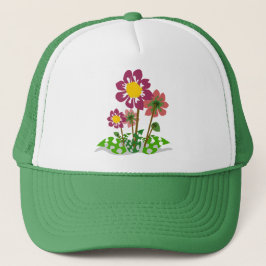 Flor solar truckerkappe