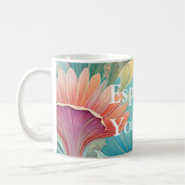 Flora 2 Blumenpastel Klassische Tasse