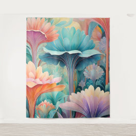 Flora 2 Blumenpastel Tapesta Wandteppich