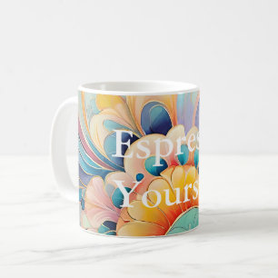 Flora 3 Floral Pastel Classic Mug