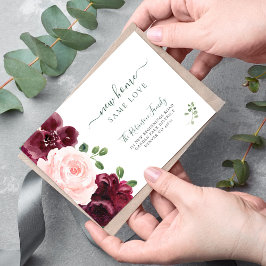 Flora Aquarell Moderne Eleganz Ankündigung