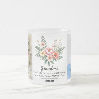 Flora Blume Muttertag Granma Gift Combo Mattglastasse
