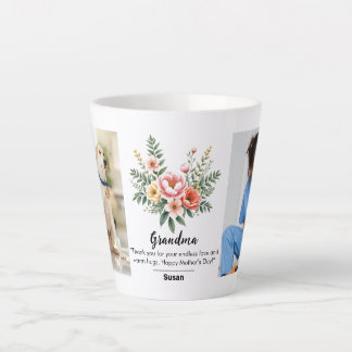Flora Blume Muttertag Granma Gift Combo Milchtasse