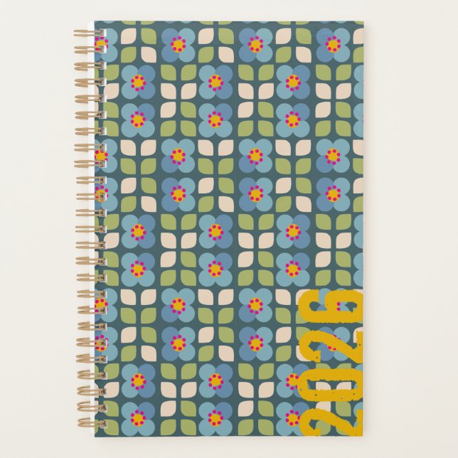 FLORA BLUSH - Botanical Pattern Planner Planer (Vorderseite)