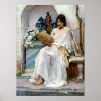 Flora by Pre-Raphaelite John William Waterhouse