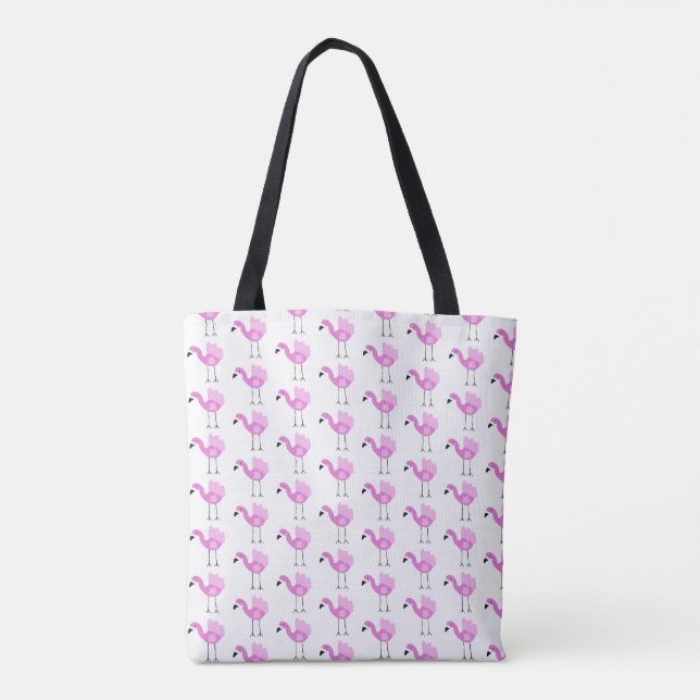 Flora Das Flamingo-Muster Tasche (Rückseite)