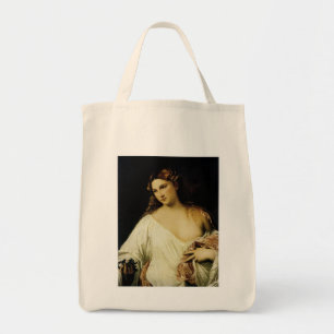Flora, durch Titian Tragetasche