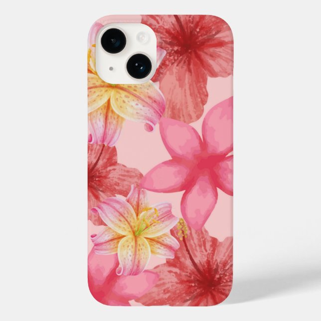 Flora-Etasche Case-Mate iPhone 14 Hülle (Rückseite)
