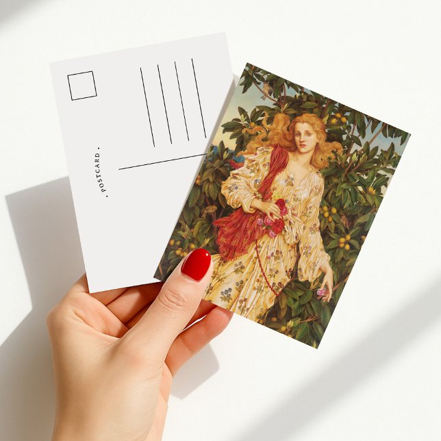Flora | Evelyn De Morgan Postkarte (Von Creator hochgeladen)