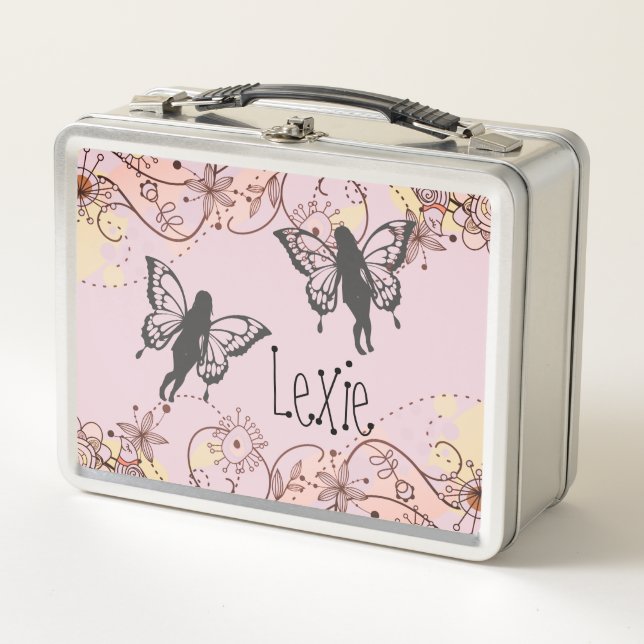 Flora Fantasy Fairies Metall Brotdose (Vorderseite)