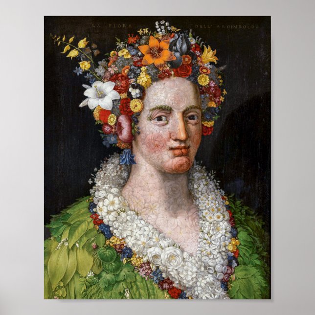 Flora | Giuseppe Arcimboldo | Poster (Vorne)