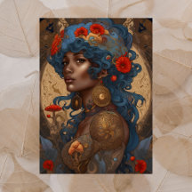 Flora Goddess, Postüberqueren Postkarte