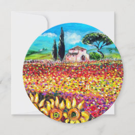 FLORA IN DER TUSKANIE/ Felder, Pfeffer und Sonnenb Einladung