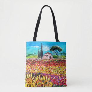 FLORA IN DER TUSKANISCHEN LANDSCHAFT Pflaumen und  Tasche