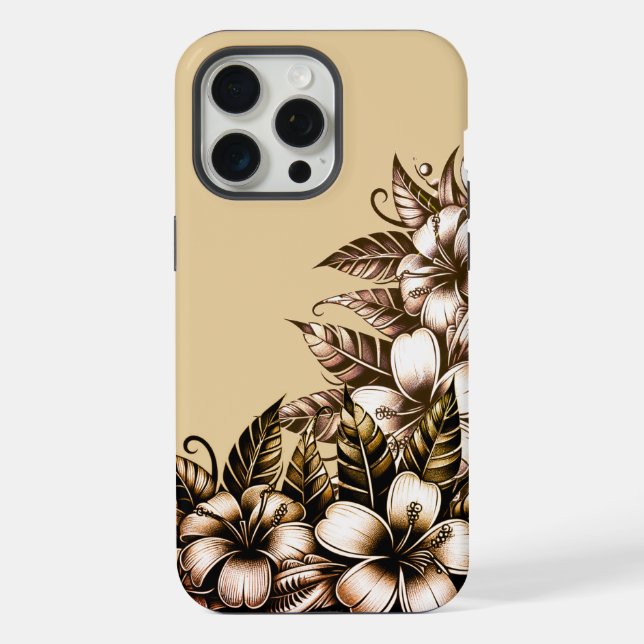 Flora iPhone 15 Pro Max Hülle (Rückseite)