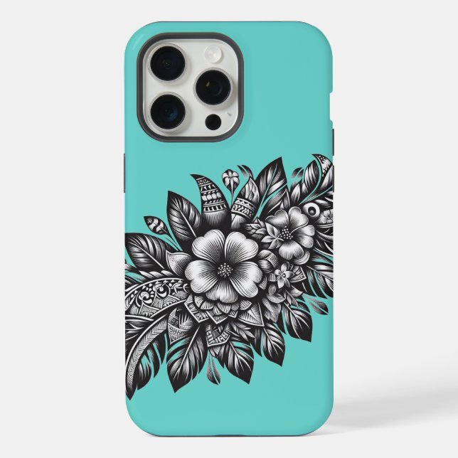 Flora iPhone 15 Pro Max Hülle (Rückseite)