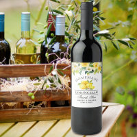 Flora Limoncello Flaschen Labels