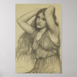 Flora mit langer Haare Poster