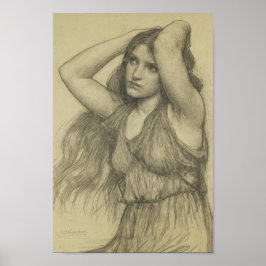 Flora mit langer Haare Poster