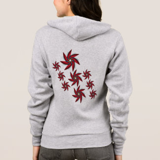 Flora mit roten Flügeln Hoodie