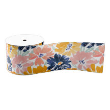 Flora-Muster für die hintere Farbe