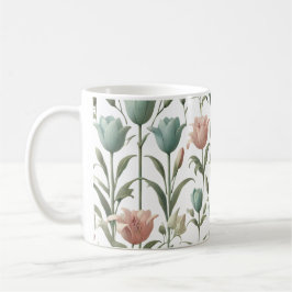 Flora-Muster für Tulip und Lily Soft Kaffeetasse