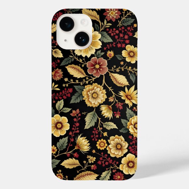 Flora-Muster-iPhone-Hülle  Case-Mate iPhone 14 Hülle (Rückseite)
