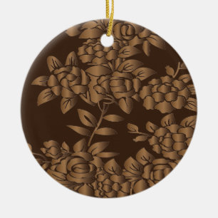 Flora-Muster Keramikornament