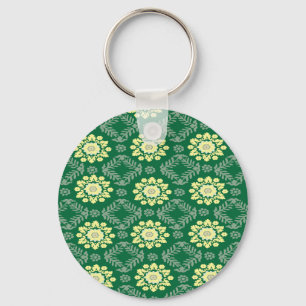 Flora-Muster Schlüsselanhänger