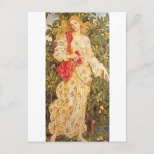 Flora par Evelyn de Morgan Carte postale