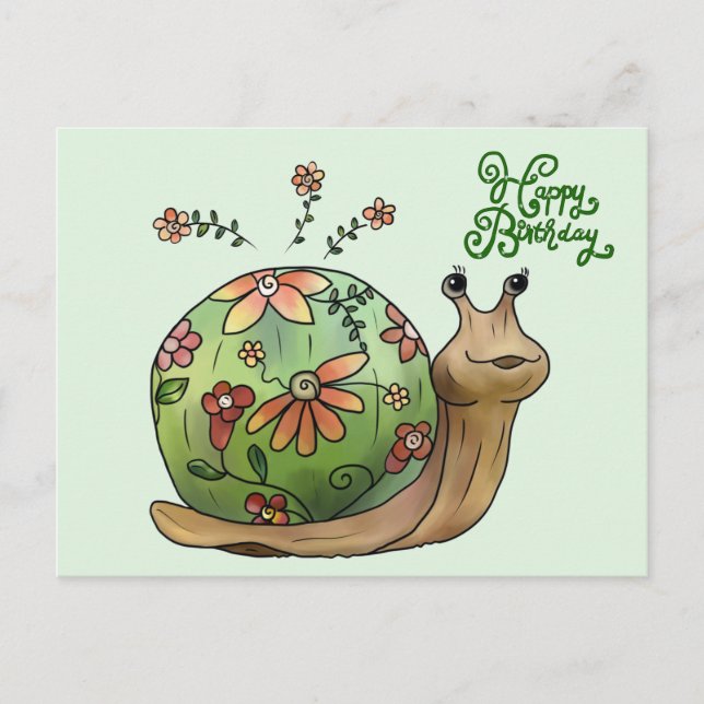 Flora Postkarte (Vorderseite)