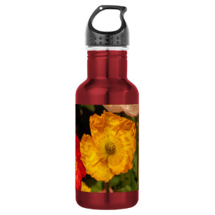 Flora Rette unsere Blume auf dem Planeten Edelstahlflasche