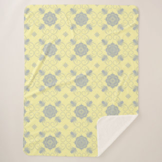 Flora Royale Blumen-Kunstdecke Sherpadecke