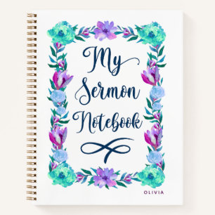 Flora-sermon-Notebook Notizbuch