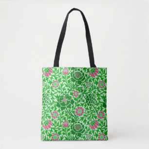 Flora, Smaragd und Limone grün Tasche