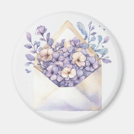 Flora-Umschlag für Wasserfarben - Niedlich Magnet