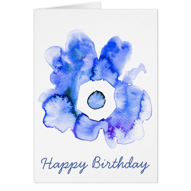 Flora und abstrakte Aquarell (Vorne)