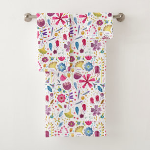 Flora und Fauna Moderne Badhandtuch Set
