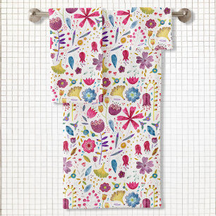Flora und Fauna Moderne Badhandtuch Set