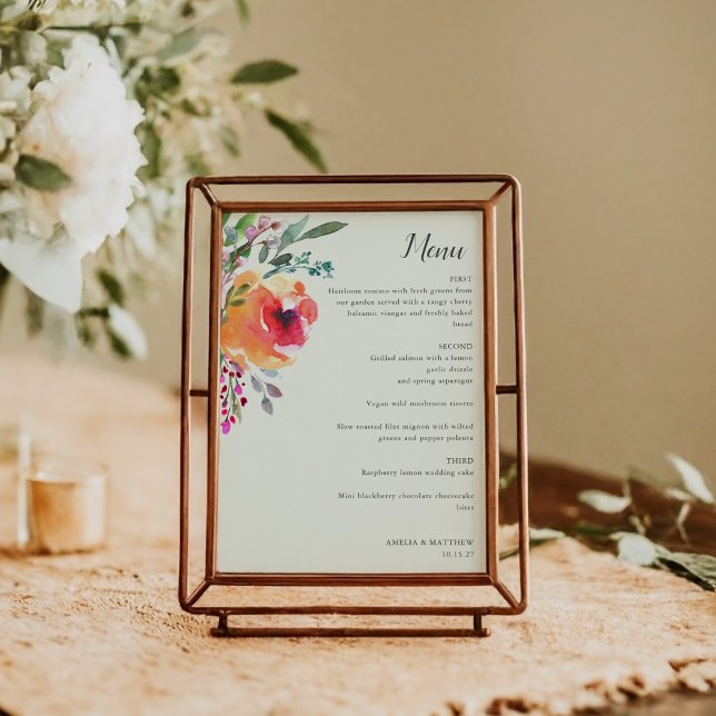 Flora und Fauna Moderne Elegante Hochzeitskarte Einladung (Von Creator hochgeladen)