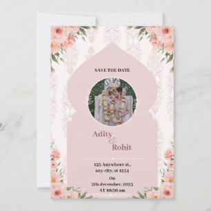 Flora und Fauna Save the Date Einladung